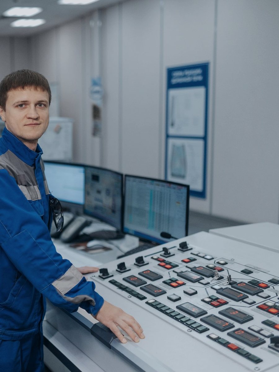 Grid operators monitoring a control room